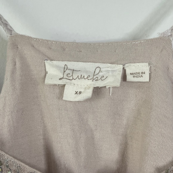 Anthropologie Let Me Be Sequin Splash Embellished Tank Top - Picture 3 of 15